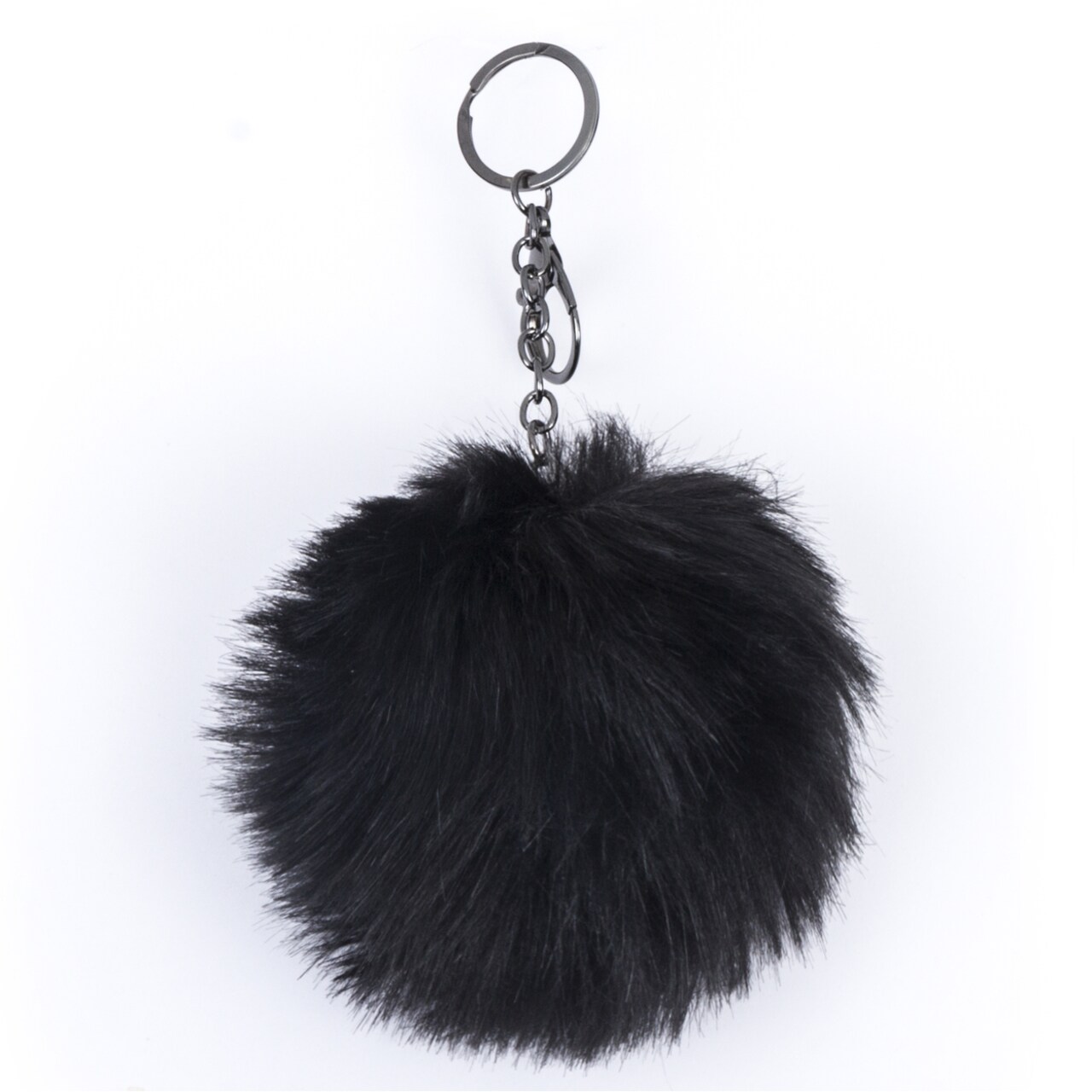 Luxe Fashion Faux Faux Pom Pom 1 Inch Accessory For Keychains Bags Luggage